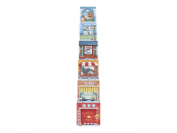 LITTLE DUTCH Kostky stohovací s autíčky