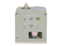 LITTLE DUTCH Kávovar na kapsle dřevěný