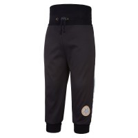LITTLE ANGEL Kalhoty softshell STRETCH náplet - černá