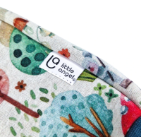 LITTLE ANGEL Mikina hřejivá rozepínací - muchomůrky