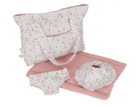 LITTLE DUTCH Přebalovací taška pro panenky Soft Flowers