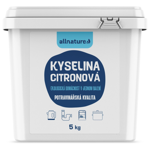 ALLNATURE Kyselina citronová 5 kg - 5 kg
