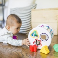 BABY EINSTEIN Hračka vkládačka multisenzorická Zen&Cal's Playground™ 6m+