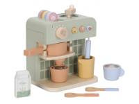 LITTLE DUTCH Kávovar na kapsle dřevěný