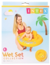 INTEX Baby kruh se sedátkem, 70 cm 6-12m