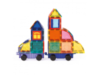 LUDI Magnetická stavebnice s auty 63 ks