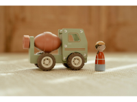 LITTLE DUTCH Náklaďák s míchačkou dřevěný