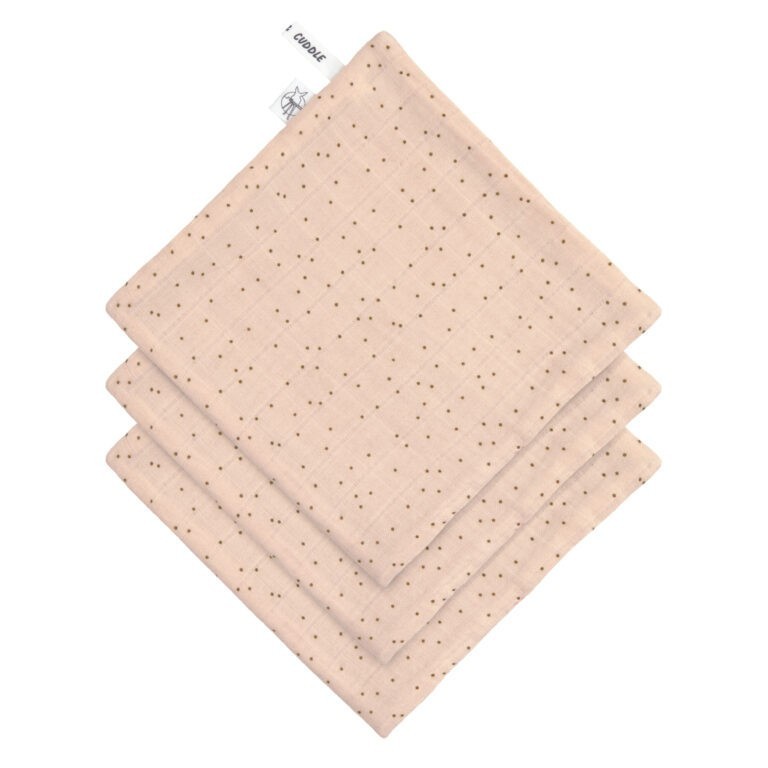 Lässig Muslin/Terry Washcloth Set 3 pcs Žínky 3 ks