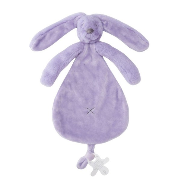 HAPPY HORSE Přítulka králíček Richie recyklovaný - velikost: 25 cm - fialová 