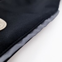 LITTLE ANGEL Kalhoty softshell STRETCH náplet - černá