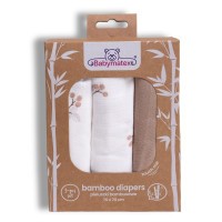 BABYMATEX Bambusová pleny 3-pack 70x70 cm