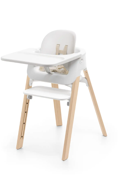 STOKKE® Steps™ Jídelní židlička - White / Natural