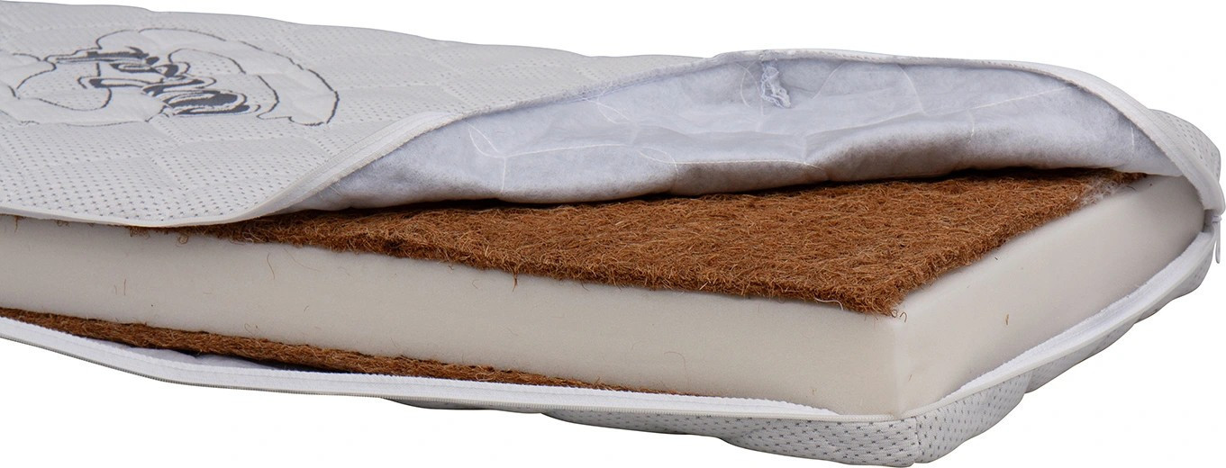 SCARLETT Matrace Agáta do kolébky a postýlky kokos-molitan-kokos 90 x 41 x 8 cm