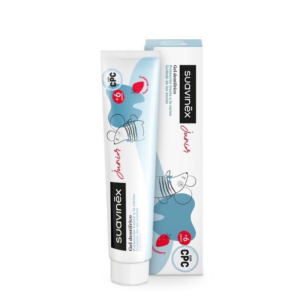 SUAVINEX Dětská zubní pasta JUNIOR s jahodovou příchutí - 75 ml - 75 ml