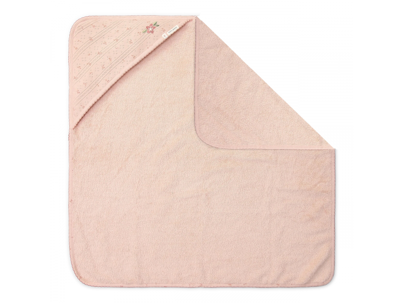 LITTLE DUTCH Osuška s kapucí 100x100 cm Pure