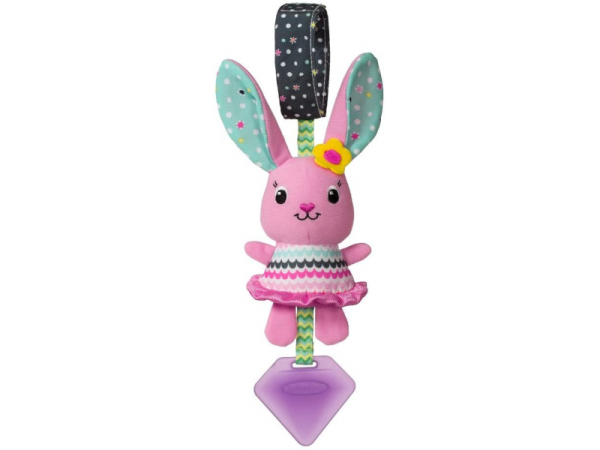 INFANTINO Závěsný cinkající králíček - Závěsný cinkající králíček