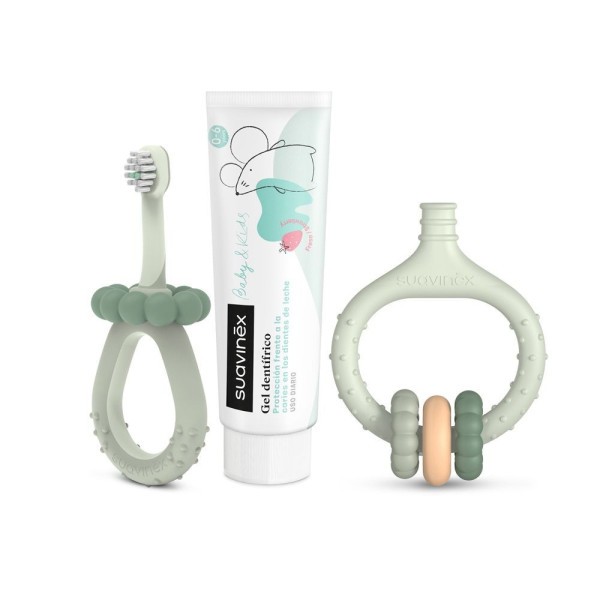 SUAVINEX SADA pro ústní hygienu - zelená