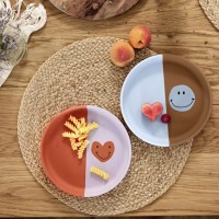 Lässig Plate Silicone Happy Rascals Dětský talířek