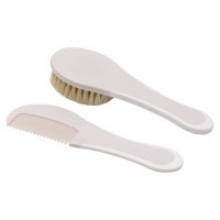 BÉBÉ JOU Hřeben a kartáč s přírodním vlasem