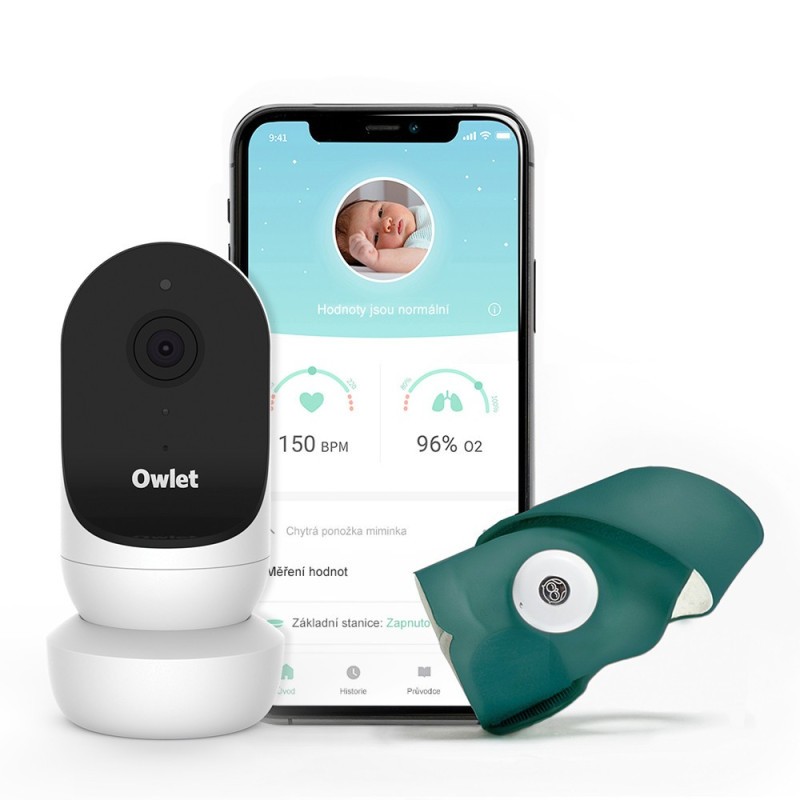 OWLET Ponožka chytrá Owlet Smart Sock 3 a kamera Owlet Cam Deep