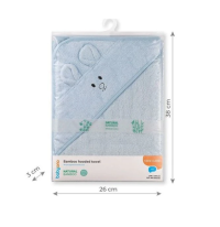 BABYONO Osuška s kapucí Bamboo 100x100cm