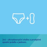 CANPOL BABIES Jednorázové poporodní kalhotky s vložkou 2v1 5ks