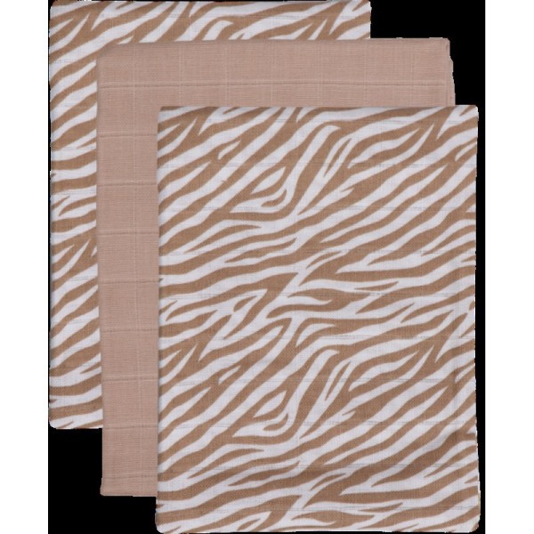 TRYCO Mušelínové plenky, 6ks - Zebra