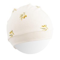 NEW BABY Kojenecká čepička z organické bavlny Olivy