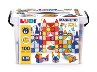 LUDI Magnetická stavebnice XXL 100 ks