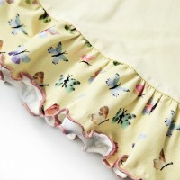 LITTLE ANGEL Tunika tenká Outlast® - sv.žlutá/motýlci