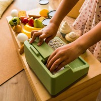 DANTOY Green Garden pokladna se solární kalkulačkou 8ks 36m+