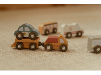 LITTLE DUTCH Sada dřevěných autíček