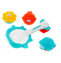 AKUKU Hračky do vody koš s hračkami
