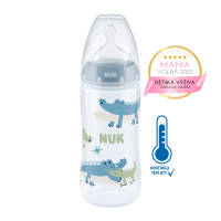 NUK Kojenecká láhev FC+Temperature Control 300 ml BOX-Flow Control savička