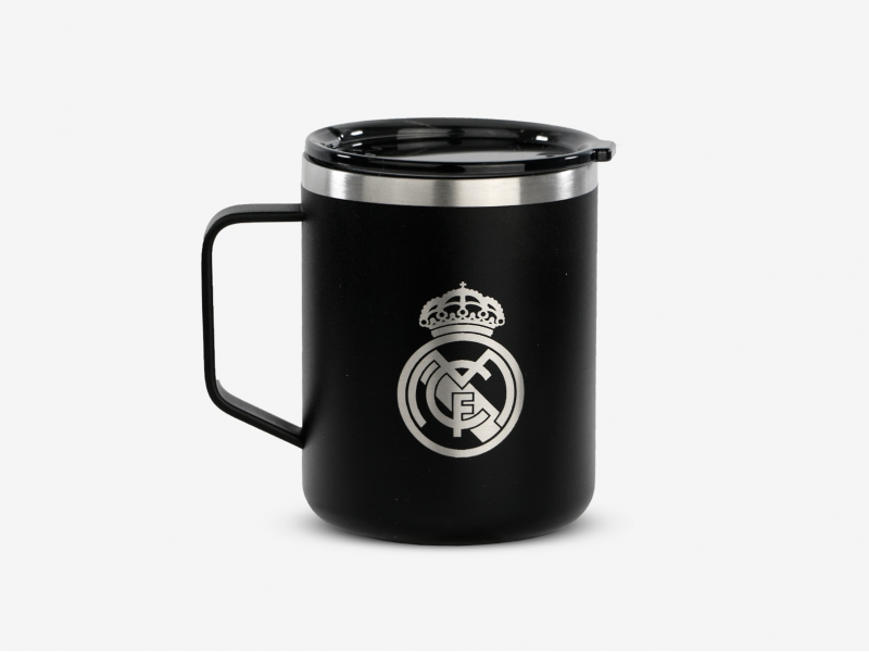 RUNBOTT Termohrnek 400 ml - Real Madrid Black