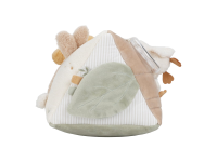 LITTLE DUTCH Polštářek trojhranný s aktivitami Newborn Naturals