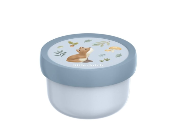 LITTLE DUTCH Box na ovoce s vidličkou - Forest Friends