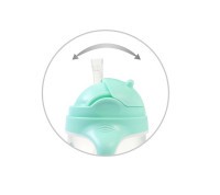 BABYONO Hrnek učicí s brčkem 6m+