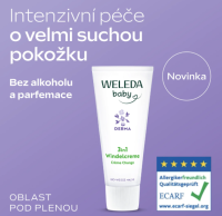 WELEDA Baby 3v1 DERMA Krém na zadeček