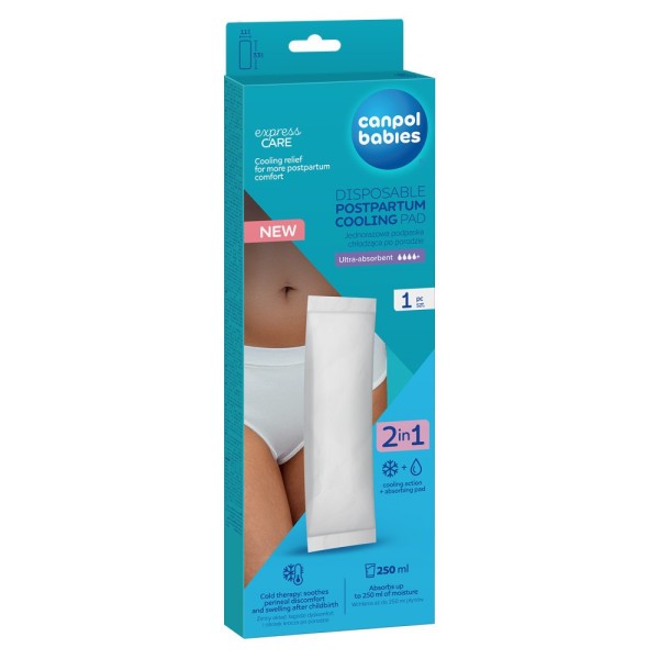 CANPOL BABIES Jednorázová poporodní chladicí vložka 1 ks - Jednorázová poporodní chladicí vložka 1 ks