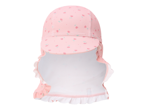 LITTLE DUTCH Plavecká čepice UPF 50+ - Sunny Flowers Blush vel. 2