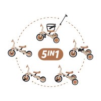 PETITE&MARS Tříkolka multifunkční 5v1 Turbo