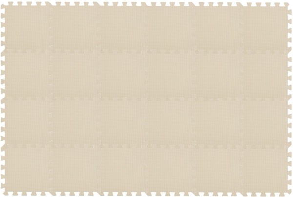 RIALTO BABY Hrací podložka puzzle 180x120cm - Light Beige 180x120cm