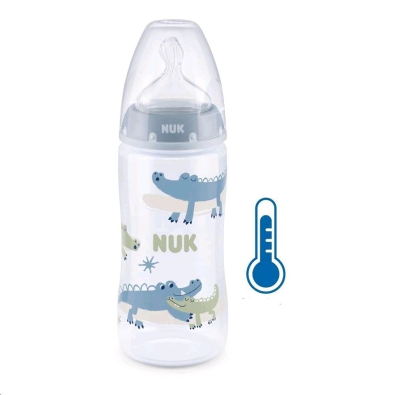 NUK Kojenecká láhev FC+Temperature Control 300 ml BOX-Flow Control savička