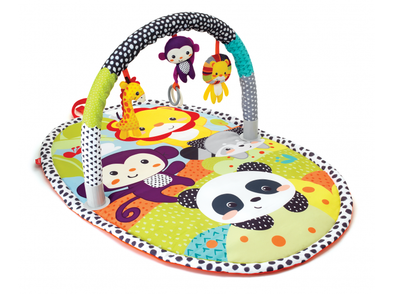 INFANTINO Hrací deka s hrazdou ZOO - Hrací deka s hrazdou ZOO