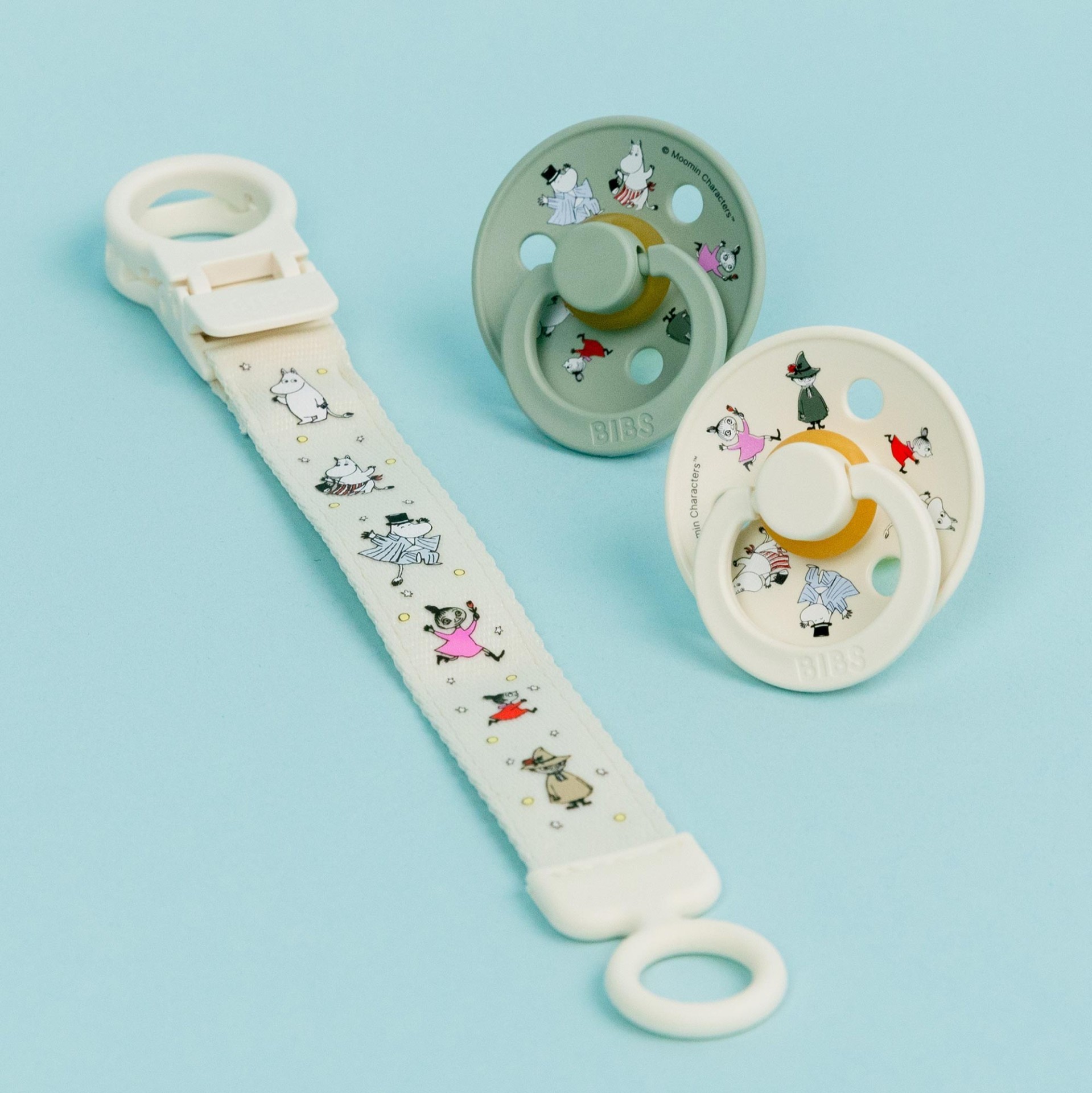 BIBS x Moomin Loop klip na dudlík