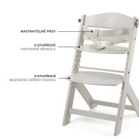 KINDERKRAFT Židlička jídelní Enock