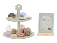 LITTLE DUTCH Stojan na cukroví s doplňky dřevěný