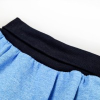 LITTLE ANGEL Šortky tenké harémky Outlast® - modrý melír