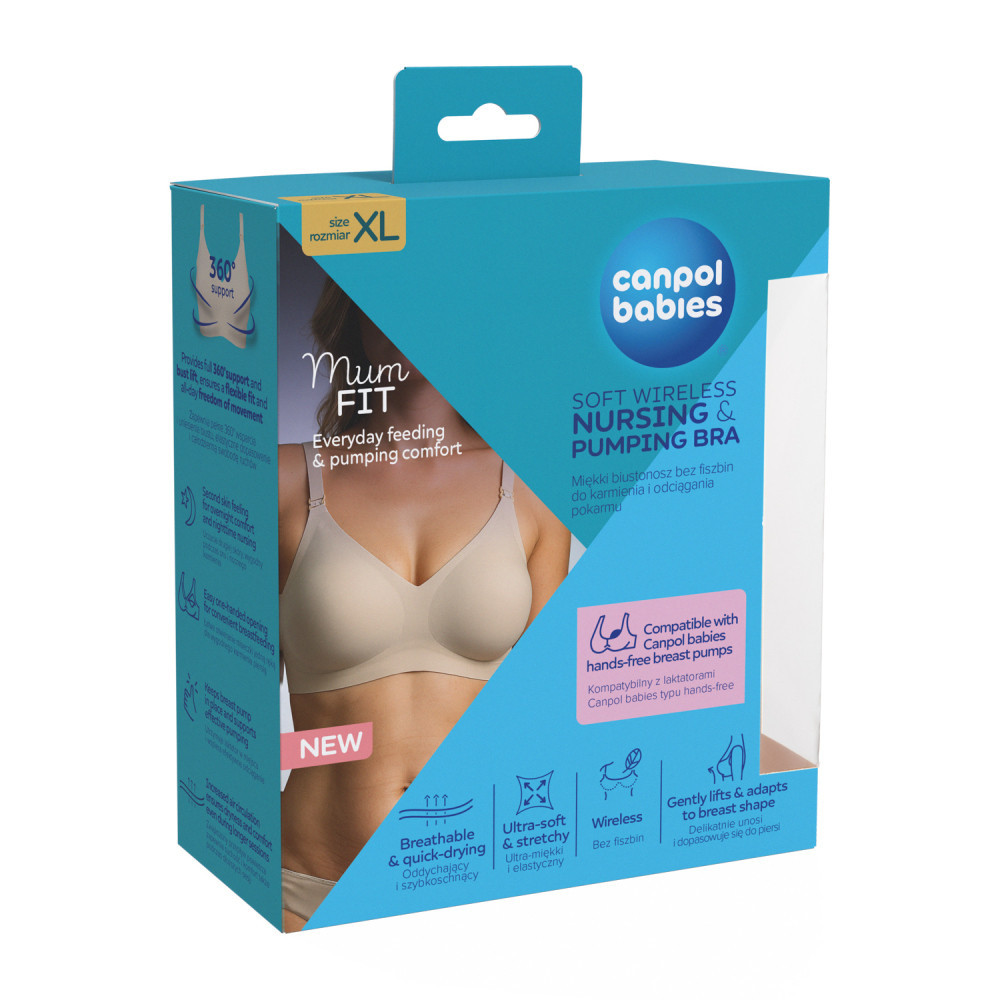 CANPOL BABIES Podprsenka na kojení a odsávání MumFIT - XL